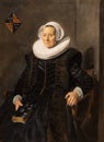 Portrait of Maritge Claesdr Vooght, painting by Frans Hals